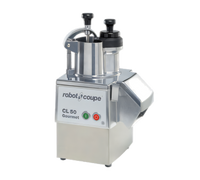 Robot Coupe CL50 Gourmet Continuous Feed Vegetable Prep Machine, 1-1/2 HP, 120V, with 2 Hoppers