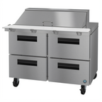 Thumbnail image #1 for (Quick Ship) Hoshizaki SR48B-18MD4 Steelheart Refrigerated Prep Tables - Scratch & Dent