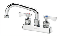Krowne Royal Series 4-Inch Center Deck Laundry Tub Faucet with 6-Inch Spout and Hose Adaptor