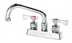 Thumbnail image #1 for Krowne Royal Series 4-Inch Center Deck Laundry Tub Faucet with 6-Inch Spout and Hose Adaptor
