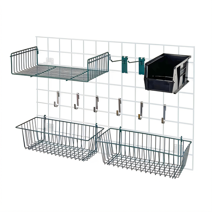Product image #1 for Store Grid Accessory Pack with Baskets, Shelf, Hooks, Bin Holder and QUS230 Bin