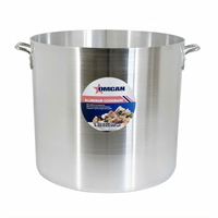 100 Quart Aluminum Stock Pot with Dual Handles