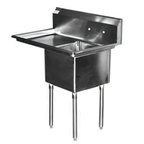 Thumbnail image #1 for Serv-Ware 1CWPH1824L-24 Compartment Sinks