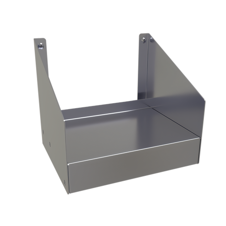 Product image #1 for Glastender 12 Inch Bolt-On Stainless Steel Blender Shelf
