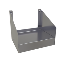 Glastender 12 Inch Bolt-On Stainless Steel Blender Shelf