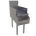 Thumbnail image #1 for Glastender Freestanding Recessed Stainless Steel Drainboard, 12 Inch Wide x 29 Inch Deep