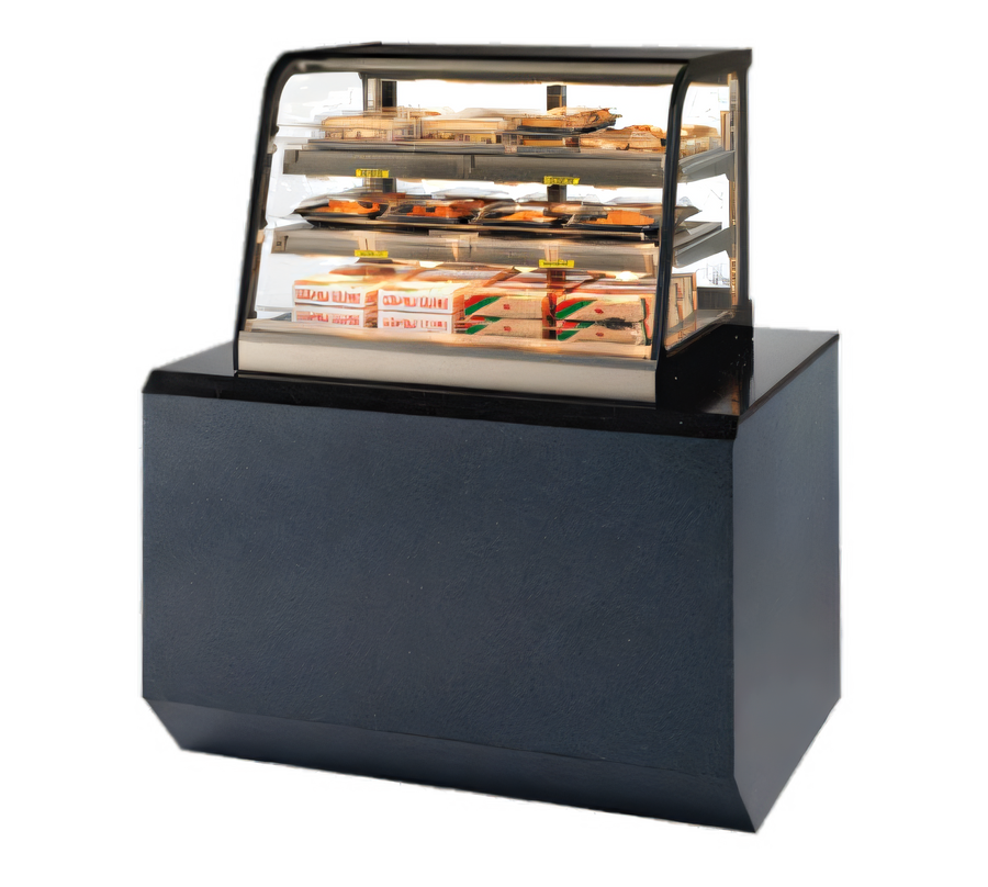 Product image #1 for Federal Industries Signature Series Countertop Hot Self-Serve Merchandiser, 24-Inch Wide, Curved Glass, Heated Shelves