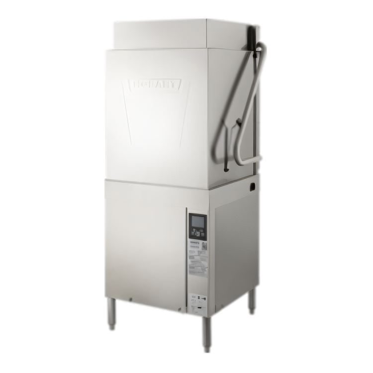 Product image #1 for Hobart Warewash AM16T-BAS-4 Tall Base High-Temperature Door-Type Dishwasher, 480V, 60 Racks/Hour