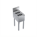 Thumbnail image #1 for Krowne Royal Series 12-Inch Underbar Garnish Station with 6 Cup Capacity and Insulated Ice Bin