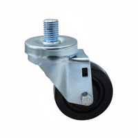 BK Resources 3SBR-6ST-LDP Shelf Casters & Leveling Feet