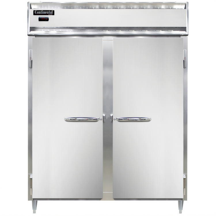 Product image #1 for Continental Refrigerator Designer Line DL2WE-SS 2-Section Extra-Wide Reach-In Heated Holding Cabinet with Stainless Steel Interior