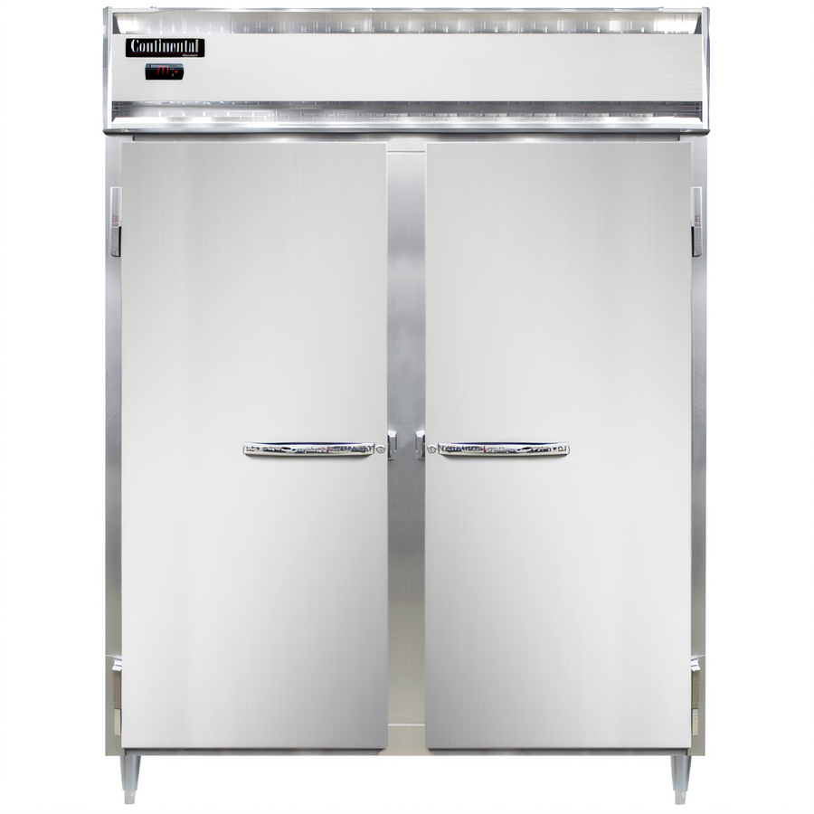 Product image #1 for Continental Refrigerator Designer Line DL2WE-SS 2-Section Extra-Wide Reach-In Heated Holding Cabinet with Stainless Steel Interior