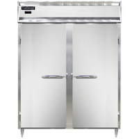 Continental Refrigerator Designer Line DL2WE-SS 2-Section Extra-Wide Reach-In Heated Holding Cabinet with Stainless Steel Interior