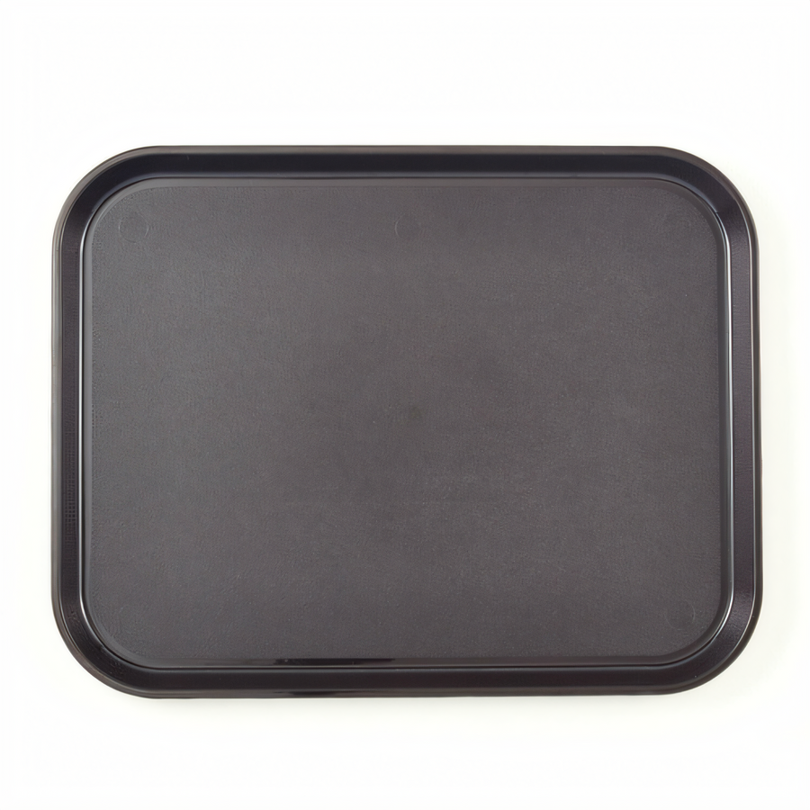 Product image #1 for Cambro Camwear® Rectangular Non-Skid Cafeteria Tray, 15 x 20 Inches, Smoked Metal