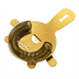 Thumbnail image #1 for Barfly Heavy-Duty 4-Prong Spring Bar Strainer with Replaceable Spring, 5-5/8 Inch, Gold-Plated