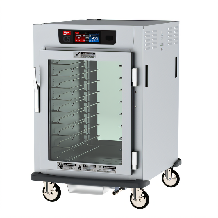 Product image #1 for Metro C5 9 Series 1/2 Height Pass-Thru Controlled Humidity Heated Holding and Proofing Cabinet with Full Glass Doors
