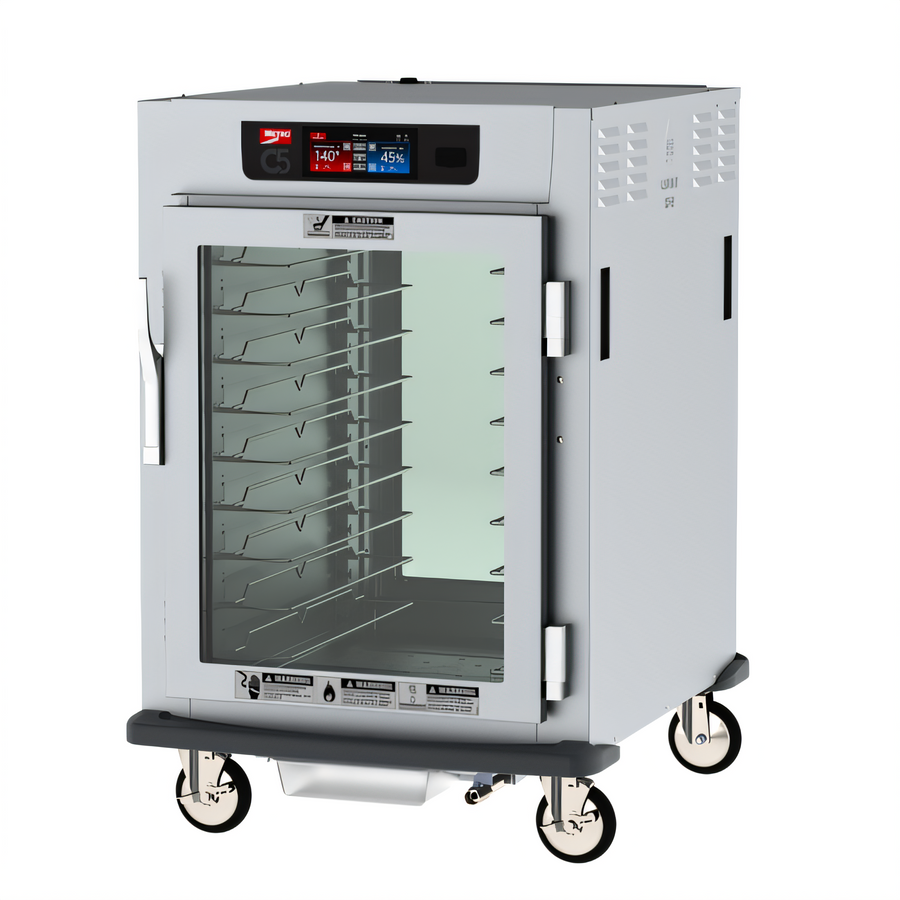 Product image #1 for Metro C5 9 Series 1/2 Height Pass-Thru Controlled Humidity Heated Holding and Proofing Cabinet with Full Glass Doors