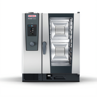 RATIONAL iCombi Classic 10-Half Size Natural Gas Combi Oven, 120V Countertop
