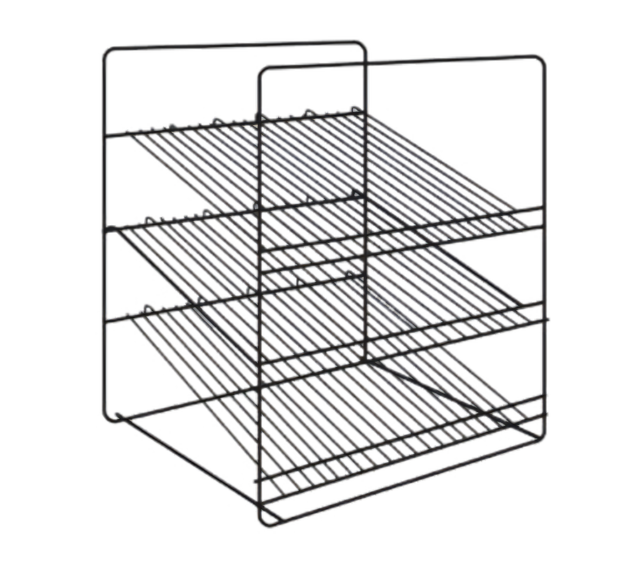 Product image #1 for Hatco 3-Shelf 15° Angled Food Display Case Rack