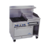 Thumbnail image #1 for Comstock-Castle 48-Inch Commercial Gas Range with 4 Open Star Burners, 24-Inch Raised Griddle/Cheesemelter, 31-Inch Oven and Cabinet Storage Base