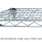 Thumbnail image #1 for Metro Super Erecta A2172NC Super Adjustable Chrome Wire Shelf, 72 x 21 Inch, Corner Release System, NSF