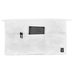 Thumbnail image #1 for Winco Signature Chef WA-1221W White Cotton/Poly Blend Waist Apron, 3 Pockets, 21-3/4 x 12-1/2 Inches Case of 60