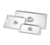 Thumbnail image #1 for 2/3 Size Long Solid Flat Stainless Steel Steam Table/Holding Pan Cover with Recessed Handle