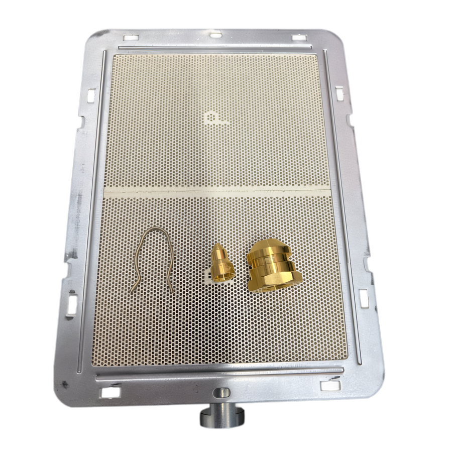 Product image #1 for Trento Natural Gas Dual Burner With Nozzle Replacement Part for Potis GD1-GD5 Vertical Broilers