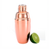 Thumbnail image #1 for Barfly Heavy-Duty 18 oz Copper-Plated 3-Piece Cocktail Shaker with 18/8 Stainless Steel Core