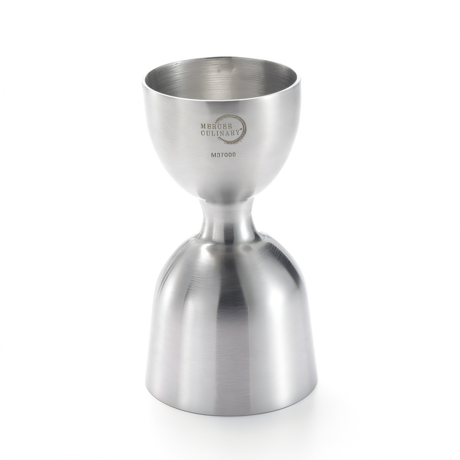 Product image #1 for Barfly Straight Rim Double Jigger, 1 oz and 2 oz, Heavy-Duty 18/8 Stainless Steel