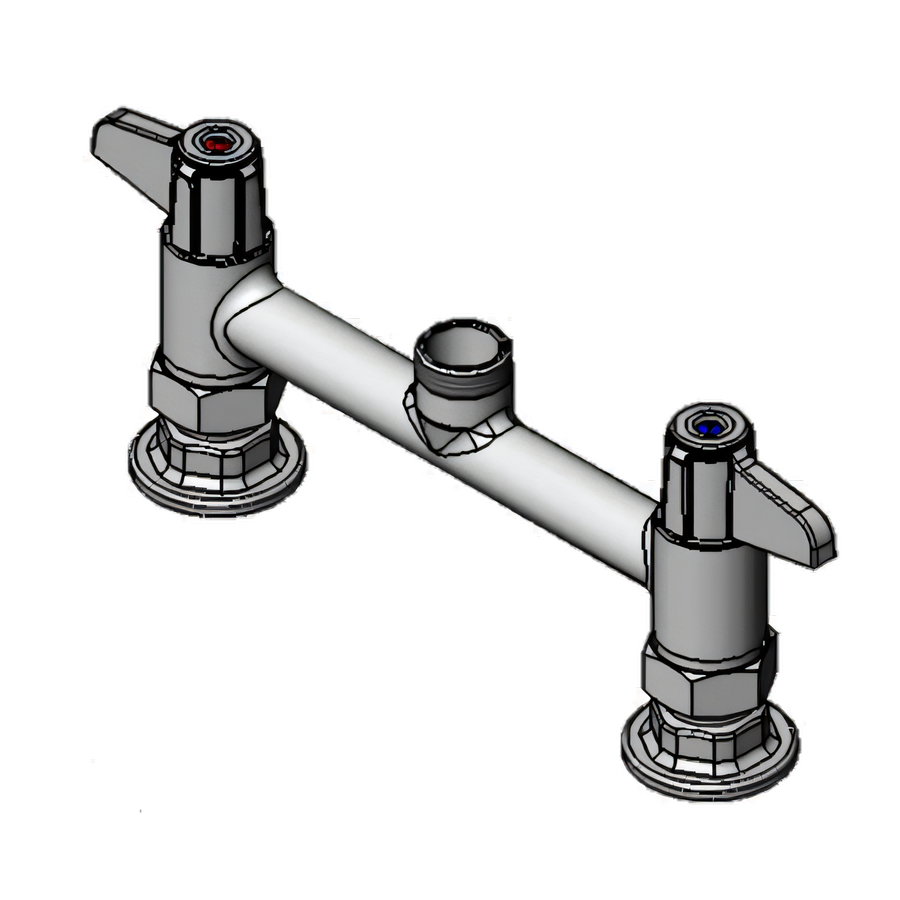 Product image #1 for Equip 8-Inch Deck Mount Mixing Faucet with Swivel Outlet, Less Nozzle
