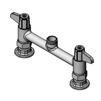 Equip 8-Inch Deck Mount Mixing Faucet with Swivel Outlet, Less Nozzle