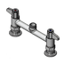 Thumbnail image #1 for Equip 8-Inch Deck Mount Mixing Faucet with Swivel Outlet, Less Nozzle