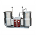 Thumbnail image #1 for Crown EC-6TW-2 Countertop Twin 6-Gallon Electric Tilting Kettle