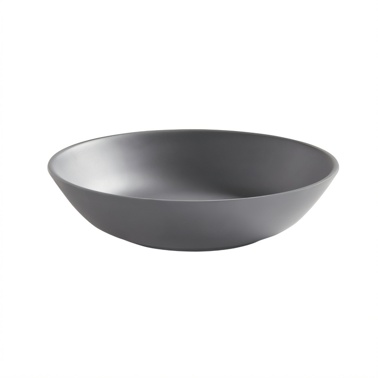 Product image #1 for American Metalcraft Mix & Matte 16 oz Round Melamine Bowl, Matte Gray