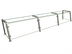 Thumbnail image #1 for Hatco Flav-R-Shield EP22 Full-Service Pass-Over Sneeze Guard, 3-Bay, 96-Inch W x 15-Inch D x 18-Inch H