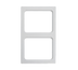 Thumbnail image #1 for Vollrath Miramar Contemporary 2-Pan Template Adapter Plate for 12 x 20 Wells, Grey Granite