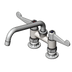 Thumbnail image #1 for equip 4-Inch Deck Mount Manual Faucet with 8-Inch Swivel Swing Nozzle