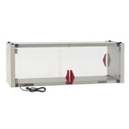 Thumbnail image #1 for Metro Super Erecta® Hot HS1448-EKIT Enclosed Heated Shelf Kit, 48 x 14 Inch, Clear Polycarbonate Doors, Adjustable Thermostat, 120V