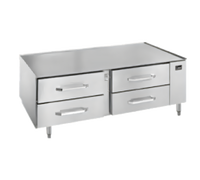 Randell 92-Inch Three-Section Remote Refrigerated Chef Base Equipment Stand with 6 Drawers