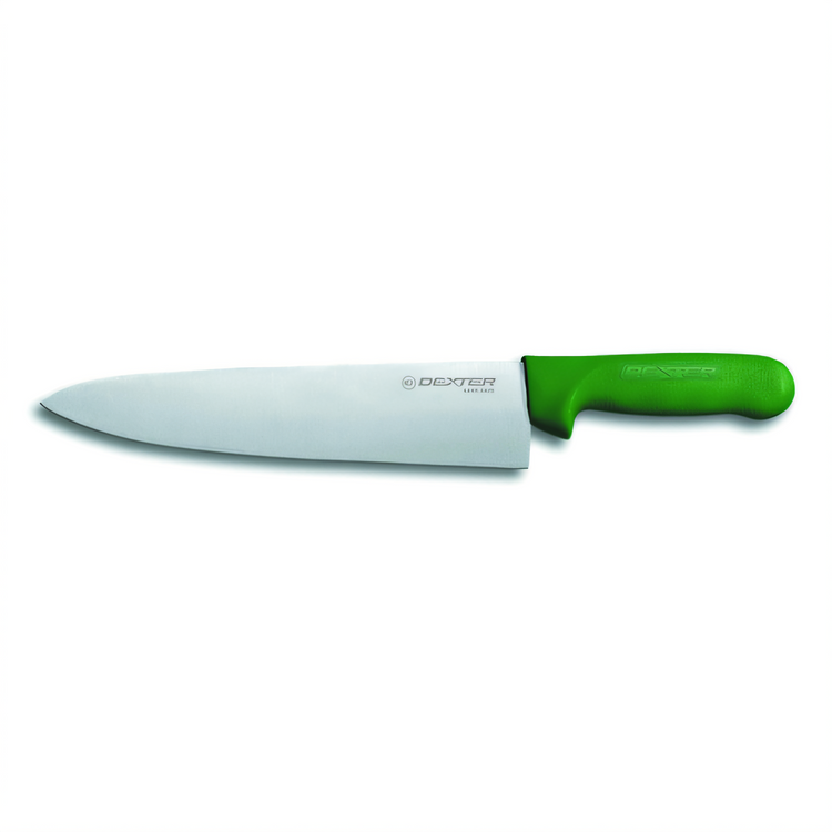 Product image #1 for Dexter Russell Sani-Safe 10-Inch Chef's/Cook's Knife with Green Polypropylene Handle