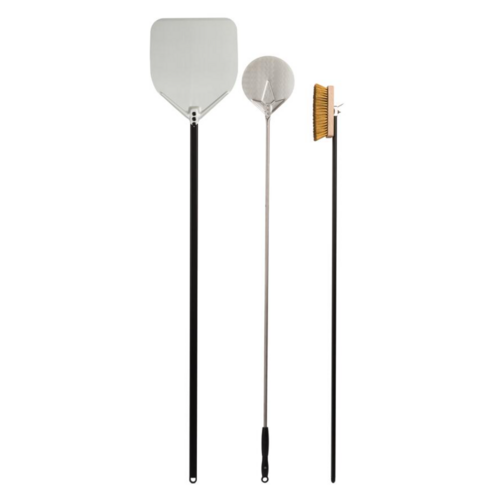 Product image #1 for Pizza Oven Tool Set with 2 Shovels and 1 Brush, 3-Piece