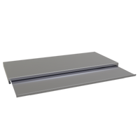 Glastender Underbar Two-Piece Sliding Ice Bin Cover, 24-Inch Wide, Stainless Steel