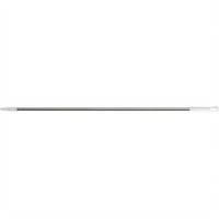 Sparta® 60-Inch x 1-Inch Diameter Natural Aluminum Broom Handle with 3/4-Inch ACME Thread, Brown Tip and Hanging Cap