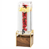 Thumbnail image #1 for Mid-Century 3 Gallon Single Beverage Dispenser with Infusion Chamber, Walnut Base and Brass Frame