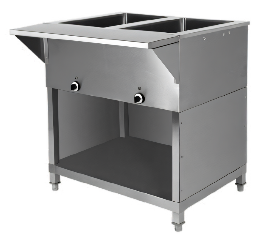 Product image #1 for Stainless Steel Steam Table Back Panel Enclosure for 4-Well Units