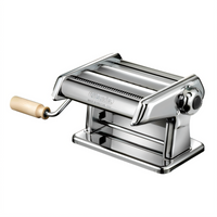 Matfer Bourgeat Titania Manual Countertop Pasta Machine with 3 Cutters