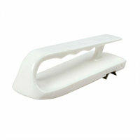 San Jamar Cutting Board Scraper/Refinisher Tool with Replaceable Stainless Steel Blade, 6.5 x 2.5 Inch, White