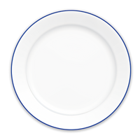 Corelle Premium Blue Ultra 9-Inch Glass Salad Plate, 24/Case