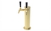 Thumbnail image #1 for Perlick 2-Faucet Air-Cooled Brass Draft Beer Tower